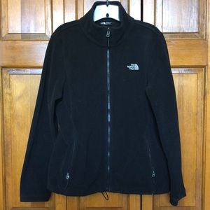 North face fleece zip up jacket